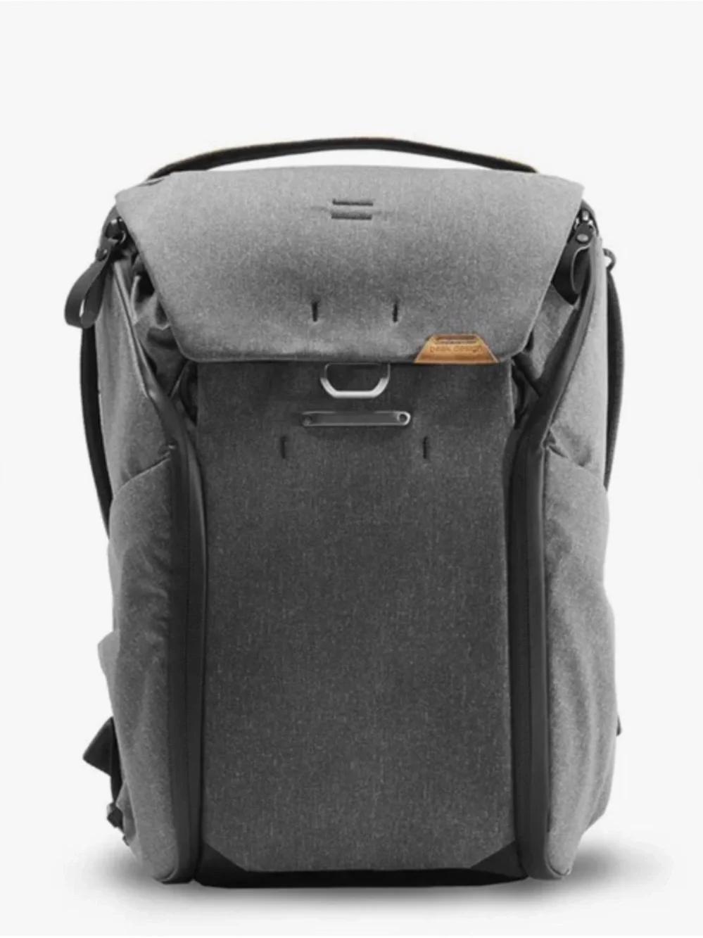 Peak design Men's Gray the everyday 20L Backpack with Leather Trim